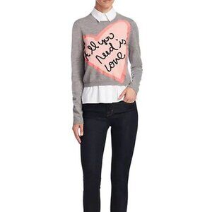 Alice + Olivia Beatles Pullover Sweater size S NWT